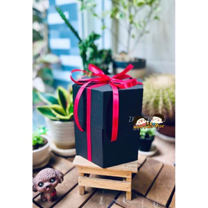 Hộp quà dán $, hộp đen trơn đơn giản cứng cáp, quà tặng thú vị cho những dịp lễ và ngày đặc biệt