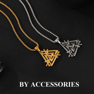Dây chuyền nam titan hình thanh kiếm phối tạo hình tam giác độc đáo không gỉ MN28 BY ACCESSORIES