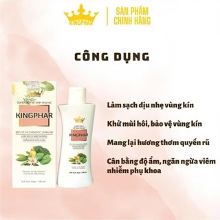 Dung Dịch Vệ Sinh Phụ Nữ Kingphar - An toàn Lành tính 150ml