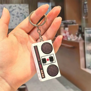 Móc Khóa Ghi Âm Hình Radio Cổ Điển – Ghi Âm 60s, Quà Tặng Sáng Tạo, Thiết Kế Chất Cute