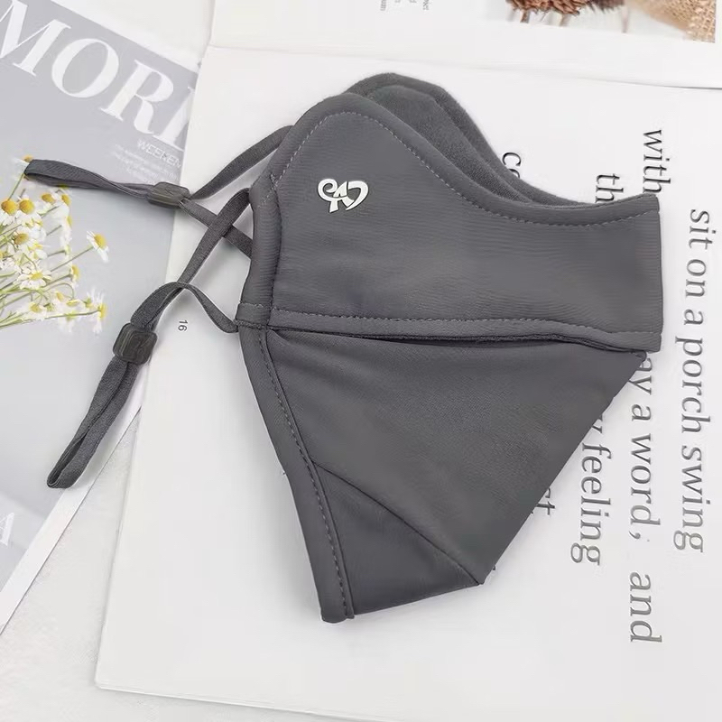 Khẩu Trang 5D Chống Nắng ,Chống Tia UV Có Logo ,Chất Thun Lạnh Siêu Mềm Mát