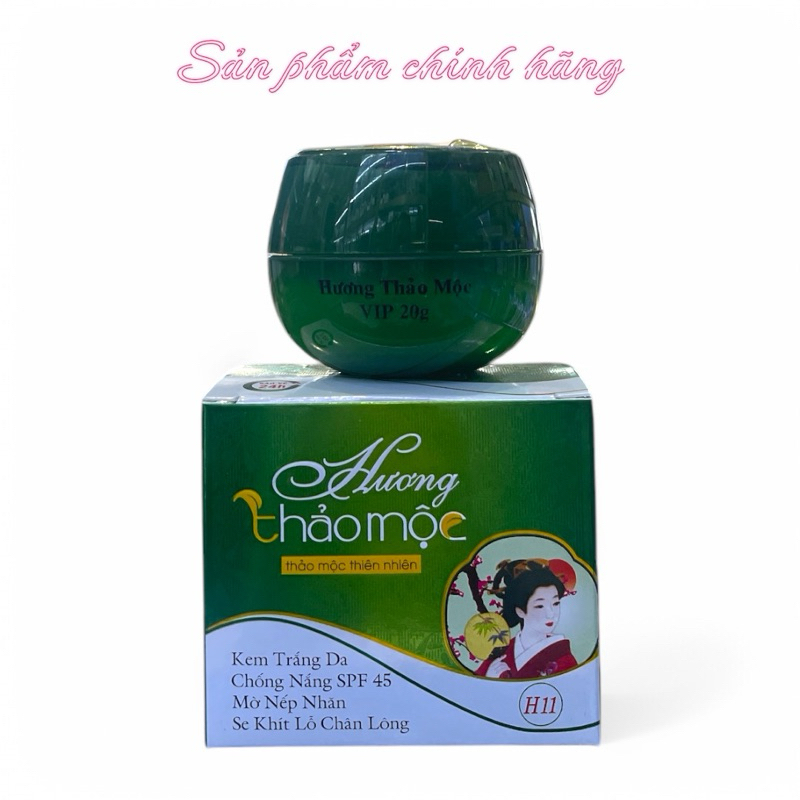 Kem Hương Thảo Mộc Trắng Da Chống Nắng se khít lỗ chân lông 20gram