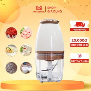 Máy xay thịt đá đa năng 750ml nắp đồng, 300W, xay thực phẩm, cá, tỏi ớt