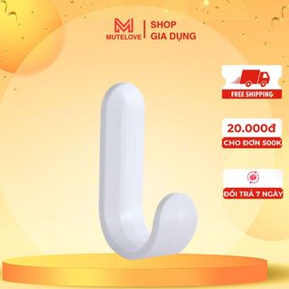 Móc Dán Tường Decor Chữ J Mini, Móc Treo Đồ Nhiều Màu Sắc, Phong Cách Tối Giản Hàn Quốc