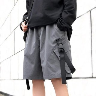 Quần Short Kaki Túi Hộp Phối Dây Unisex Nam Nữ ⚡️ FREESHIP ⚡️  Quân đùi lưng Thun co dãn spaca SỌT HỘP GÀI