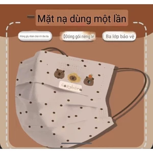 MASK/KHẨU TRANG THỜI TRANG HOẠT HÌNH CAPYBARA NGƯỜI LỚN- MR&MRSHOUSE