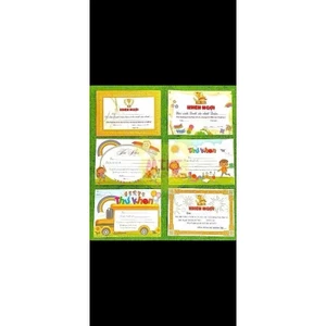 Thư khen thưởng cho học sinh 100 tờ (mix mẫu ngẫu nhiên)