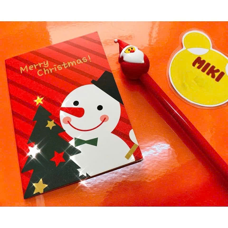 SET QUÀ TẶNG NOEL GIÁNG SINH AN LÀNH - XMAS.01 (Đồ dùng dạy học Miki)