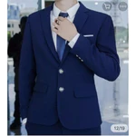 [Mua 1 được 6] bộ vest 2 cúc gồm 1 áo,1 quần, tặng kèm cà vạt,bông lúa và 2 quần sịp (bộ áo vest dành cho chú rể) — ảnh 2