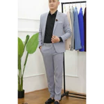 [Mua 1 được 6] bộ vest 2 cúc gồm 1 áo,1 quần, tặng kèm cà vạt,bông lúa và 2 quần sịp (bộ áo vest dành cho chú rể) — ảnh 6