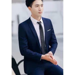 [Mua 1 được 6] bộ vest 2 cúc gồm 1 áo,1 quần, tặng kèm cà vạt,bông lúa và 2 quần sịp (bộ áo vest dành cho chú rể) — ảnh 4