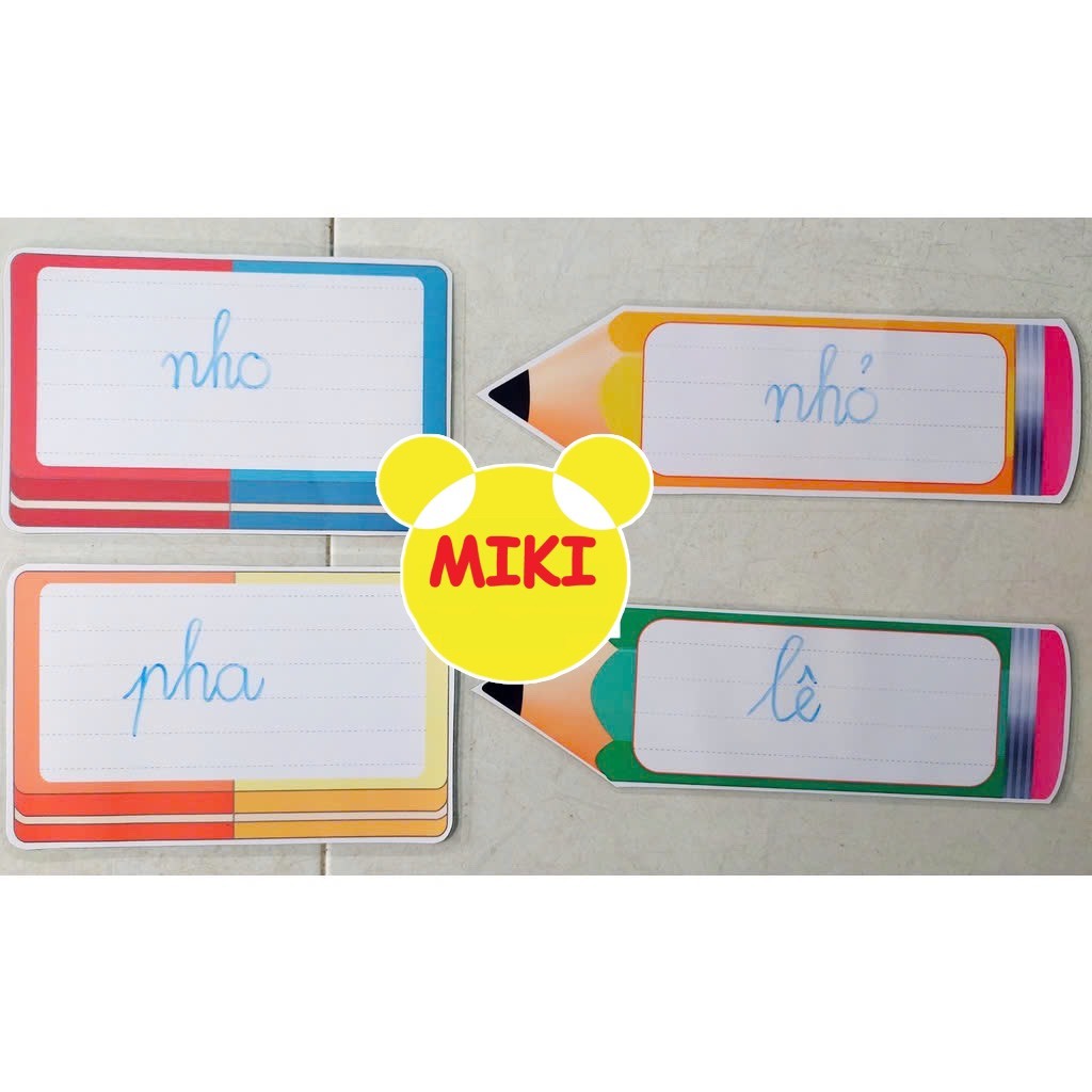 BÚT CHÌ VÀ TẨY HANDMADE (Đồ Dùng Dạy Học Miki)