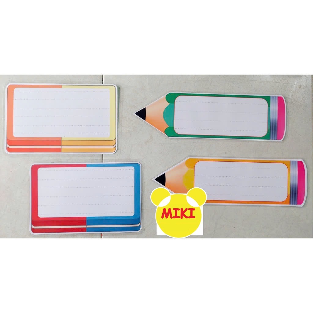 BÚT CHÌ VÀ TẨY HANDMADE (Đồ Dùng Dạy Học Miki)