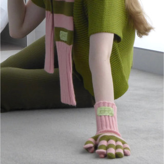 Găng tay ROCKFISH (Stripe Ribbed Gloves, Fuzzy Gloves, Fluffy Long Gloves)