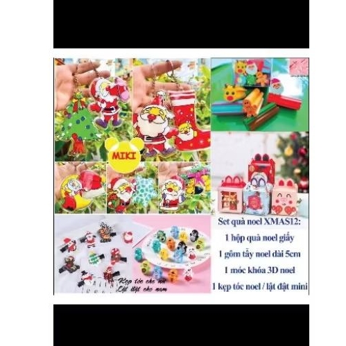 SET QUÀ NOEL GIÁNG SINH - XMAS.12 (Đồ dùng dạy học Miki)