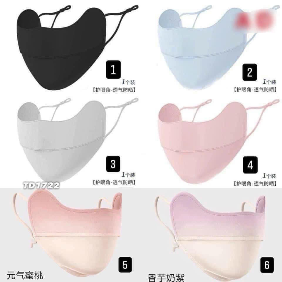 KHẨU TRANG UV CHE GÒ MÁ CHẤT VẢI MÁT THOÁNG KHÍ SIÊU TIỆN LỢI