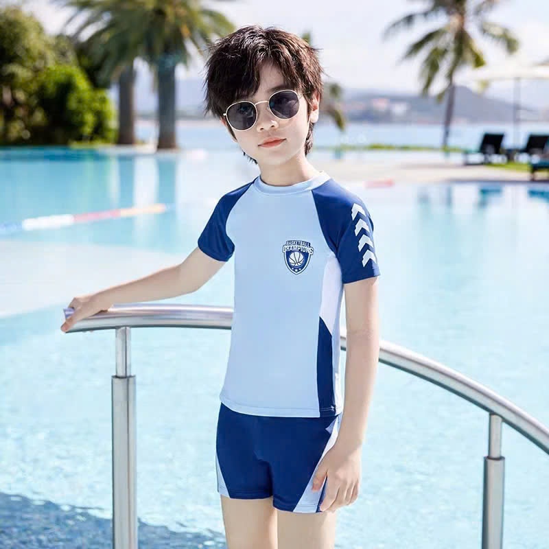 Bộ đồ bơi nam quần rời chất liệu bền đẹp co giãn mềm thoáng size từ 15-52KG
