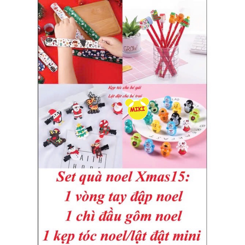 SET QUÀ SIÊU RẺ MÙA GIÁNG SINH - XMAS.15 (Đồ dùng dạy học Miki)
