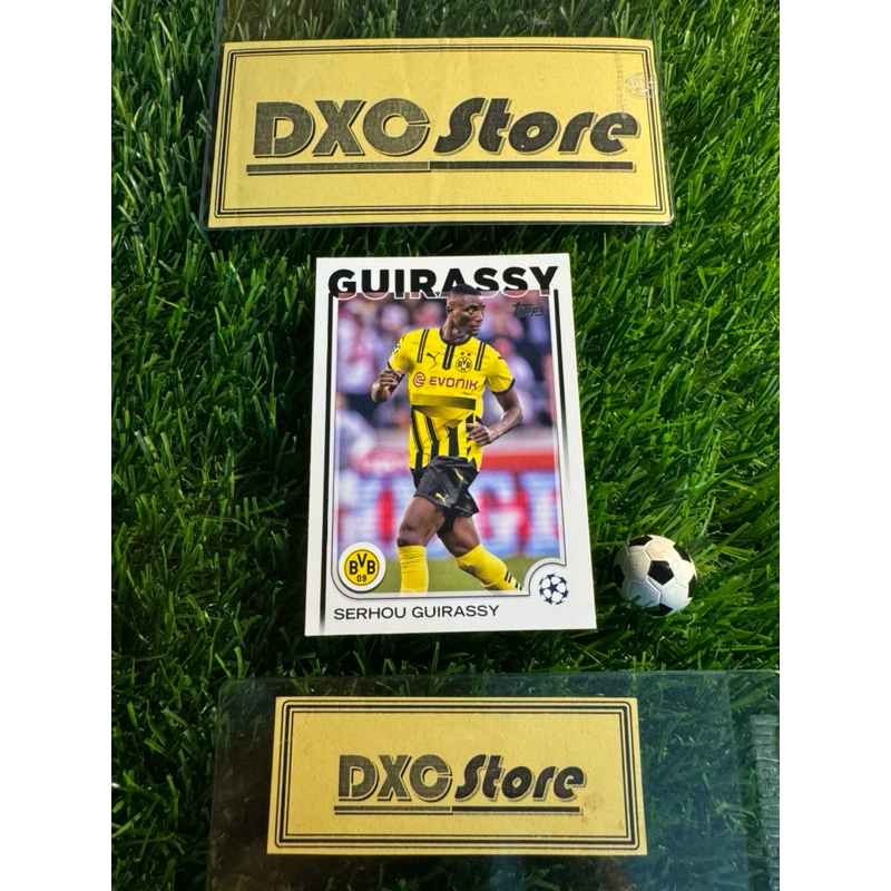 Carte Topps Gold UEFA 2024/25 - Serhou Guirassy /99 Borussia Dortmund
