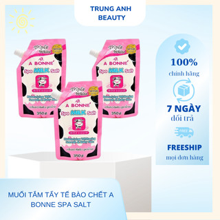 Muối Tắm Tẩy Tế Bào Chết Chiết Xuất Sữa Bò A Bonne Spa Milk Salt Hồng