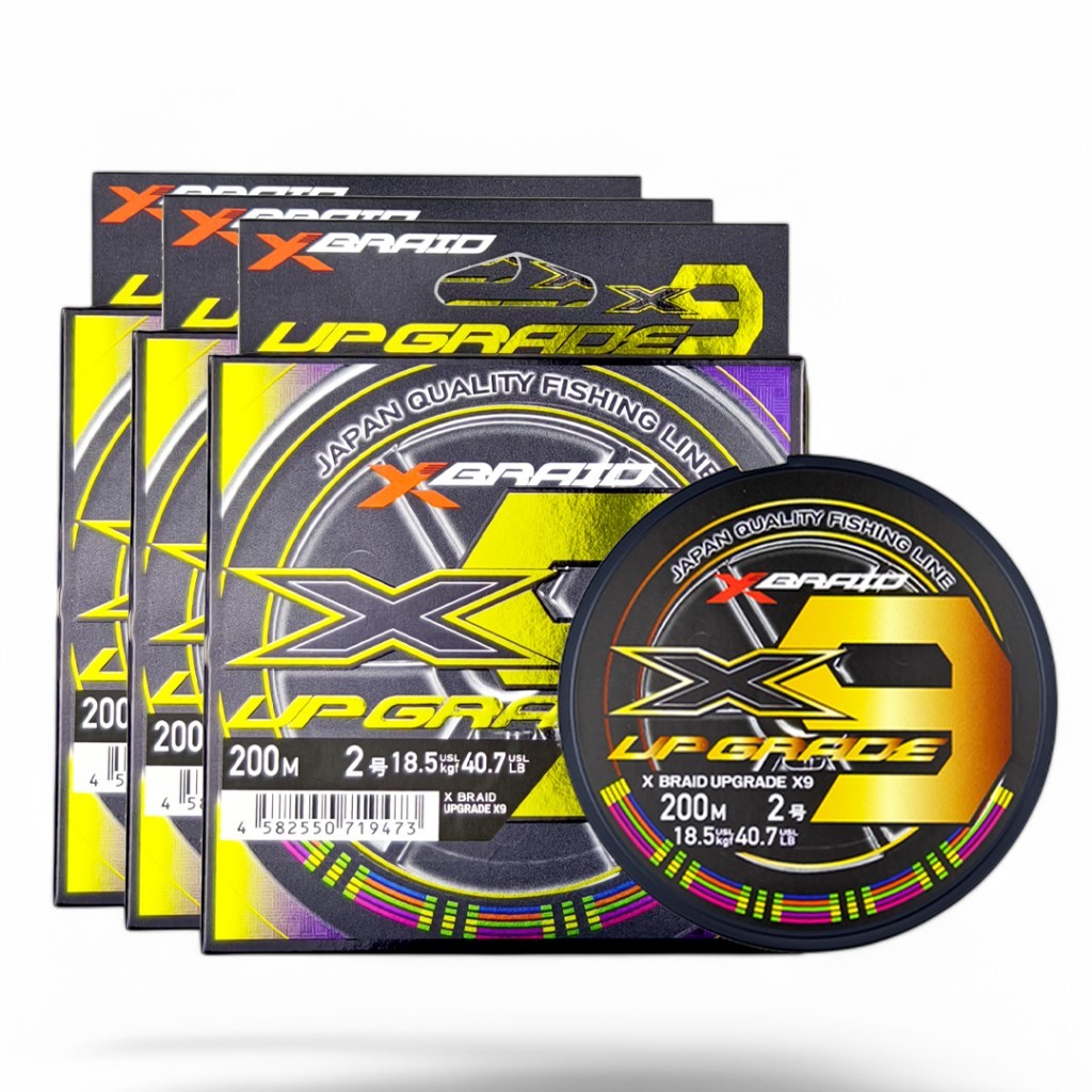 Dây PE YGK X-Braid Upgrade X9 - cuộn 200m - Made in Japan - New