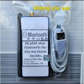 bluetooth thu phát nhạc dành cho amply vang mixer loại cấm nguồn 5v trực tiếp(giá không kèm cóc sạc)