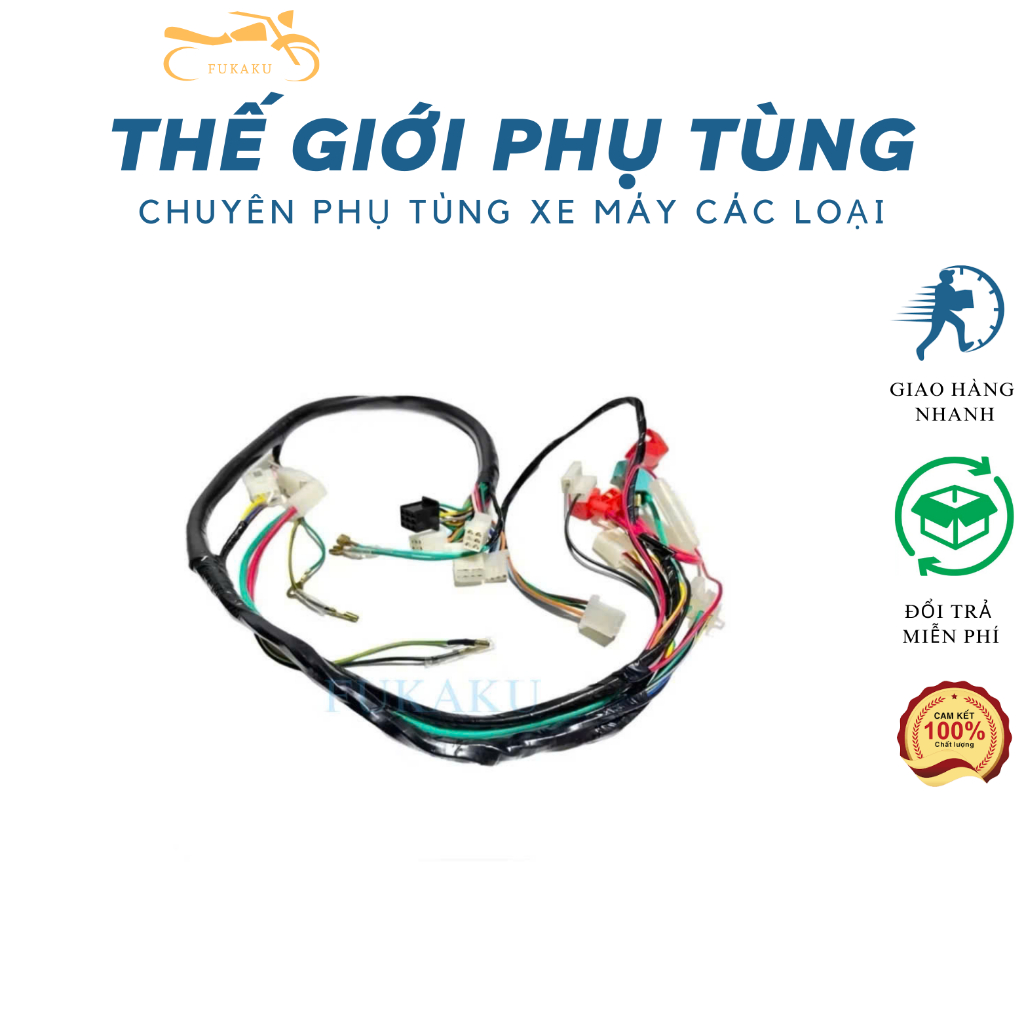 Dây Điện Sườn Sirius 50cc Hàng Cao Cấp