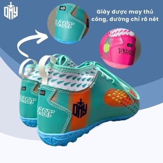 Giày đá bóng cổ cao Mino Superfly 3 sọc 11Pro Khâu Đế Chuyên Sân Cỏ Nhân Tạo