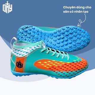 Giày đá bóng cổ cao Mino Superfly 3 sọc 11Pro Khâu Đế Chuyên Sân Cỏ Nhân Tạo