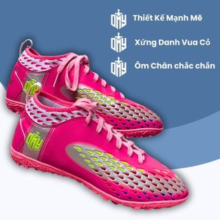 Giày đá bóng cổ cao Mino Superfly 3 sọc 11Pro Khâu Đế Chuyên Sân Cỏ Nhân Tạo