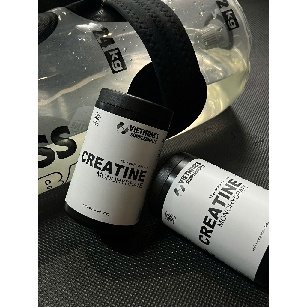 Ảnh Bột Creatine Monohydrate bổ sung creatin tăng cường sức mạnh, sức bền 300g - Vietnam's Supplements 1