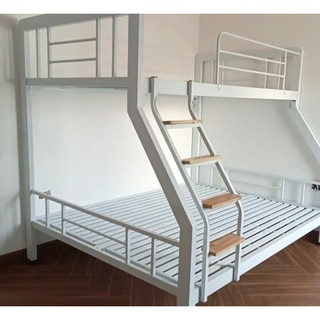 Giường đôi 2 tầng cho người lớn và trẻ nhỏ - giường tầng sắt hộp vuông 4x8 cao cấp.