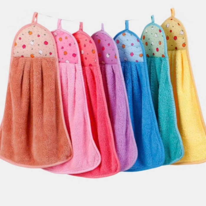 Khăn Lau Tay, Lau Bát Chén Đĩa Nhà Bếp Dày Dặn Đa Năng - Sợi Cotton Siêu Thấm Hút Nước 2 Mặt