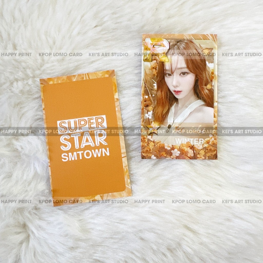 [GIÁ GOM 1 MẪU] Set 20 CÁI card des WINTER AESPA, thẻ ảnh thiết kế riêng