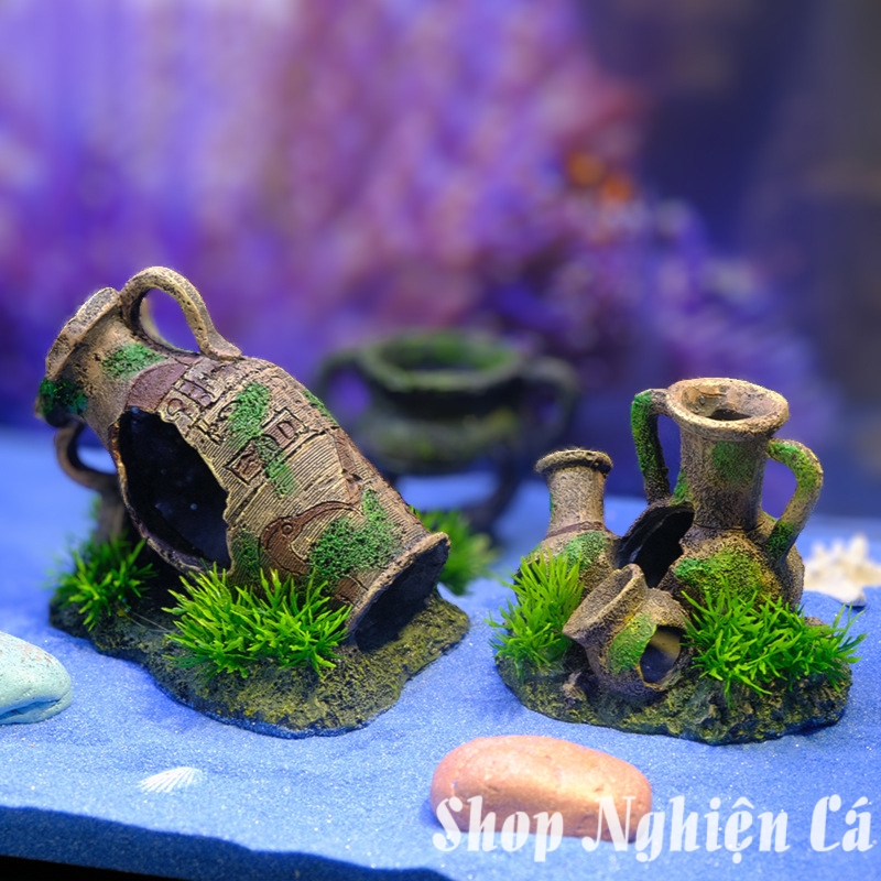 Mô Hình Bình, Hang Rỗng, Đường ống Trang Trí Bể Cá | Shopee Việt Nam