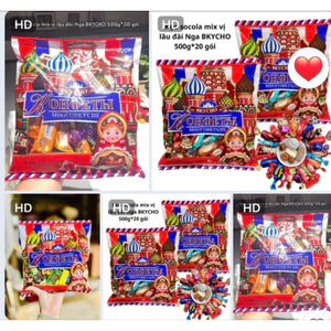 kẹo socola hình cô gái lâu đài gói 500gr