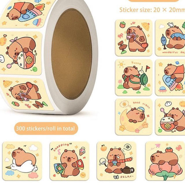 300 tem dán, sticker cơm nắm, trang trí thiệp | Shopee Việt Nam