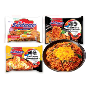 mì trộn cay Sedaap sẵn 2 vị gói 86gr