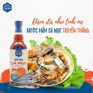 Nước Mắm Cá Nục Truyền Thống Lê Gia chai thủy tinh 525ml