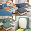 Bọc ghế sofa vải nhung gân, bọc đệm ghế sofa dày dặn co giãn 1 2 3 4 chỗ - DECOR HOME SH