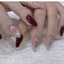 NAIL BOX MẮT MÈO ÁNH NƯỚC STICKER NƠ ĐỎ - MÓNG GIẢ MẮT MÈO