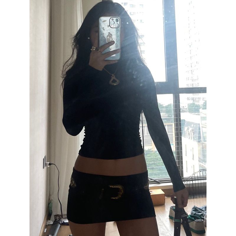 Chân váy thun ngắn Mini Skirt size S,M(có lót)