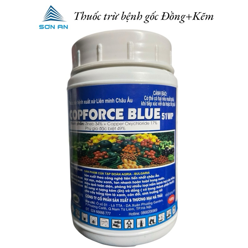 Thuốc Trừ Bệnh Gốc Đồng Kẽm có Copforce Blue 51WP – Trừ Nấm Bệnh, Thán ...