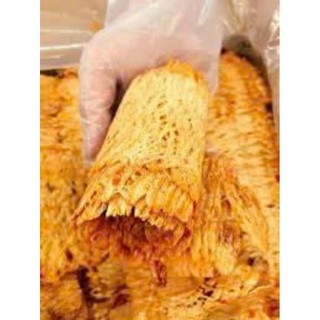 Mực cán tẩm vị thơm ngon,vị cây nhẹ