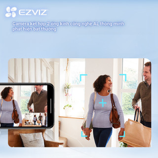 Camera EZVIZ C60P 2K Mắt Kép Dual Mix  - Góc Nhìn Siêu Rộng