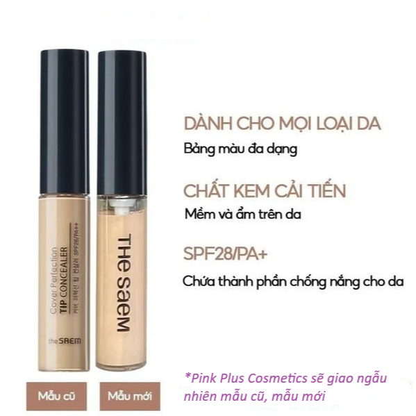 [Mẫu mới] Kem che khuyết điểm The Saem Hàn Quốc