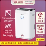 Máy hút ẩm 20 Lít FUJIHOME DH20W màng lọc HEPA loại bỏ vi khuẩn, sấy khô quần áo, BH 24 tháng — ảnh 1