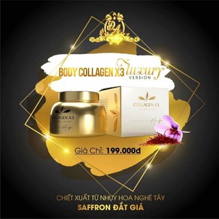 Kem Body Collagen X3 Luxury Mix Saffron 250g