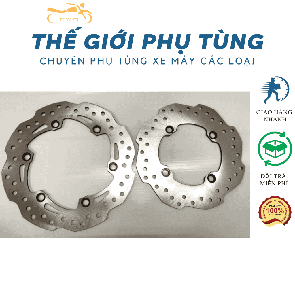 Đĩa Thắng Trước Sau Xe Winner X Hàng Cao Cấp
