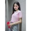 Áo polo nữ sọc ngang tay ngắn basic GILLEE mang phong cách Hàn Quốc chất liệu cotton thoáng mát, mềm mại FAP077